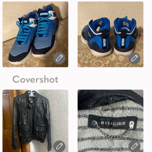 Moolah sneakers sz9+Leather Religion💀🎶Jacket szS - Picture 1 of 17